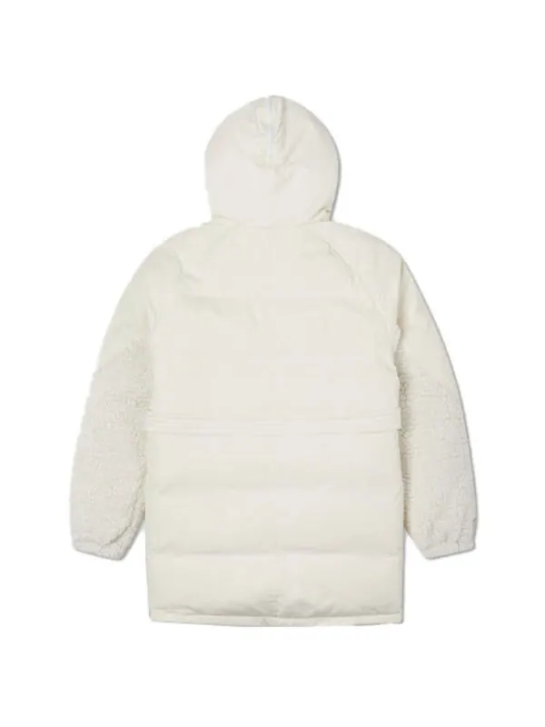 Куртка down short jacket 'white' Converse — изображение 2 из 2, белый/черный