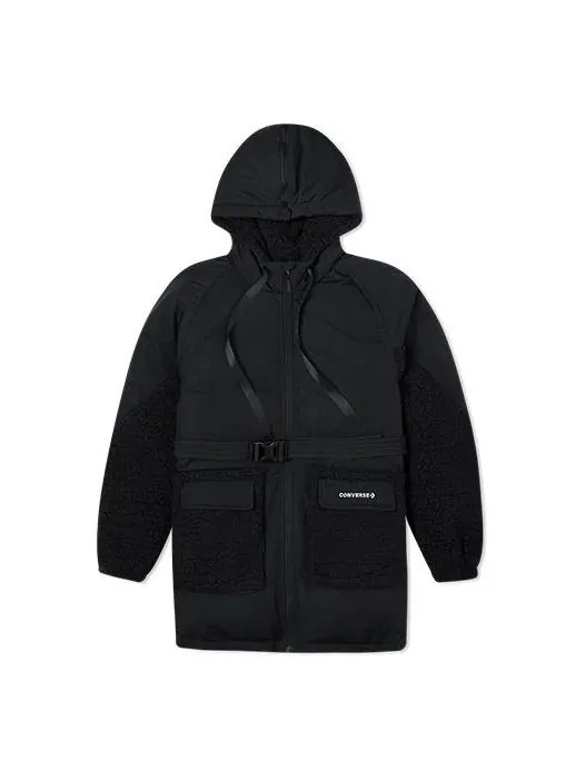 Куртка down jacket 'black' Converse — изображение 1 из 2, черный