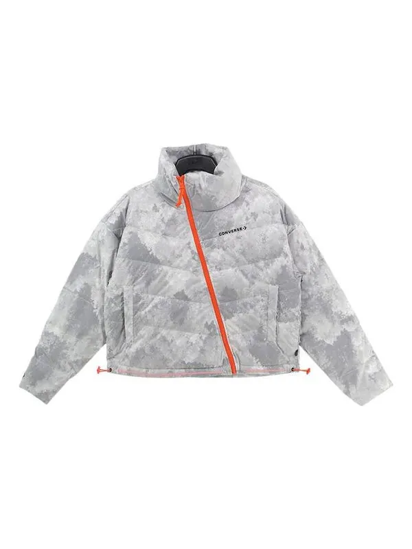 Куртка down jacket 'white grey' Converse — изображение 1 из 2, белый