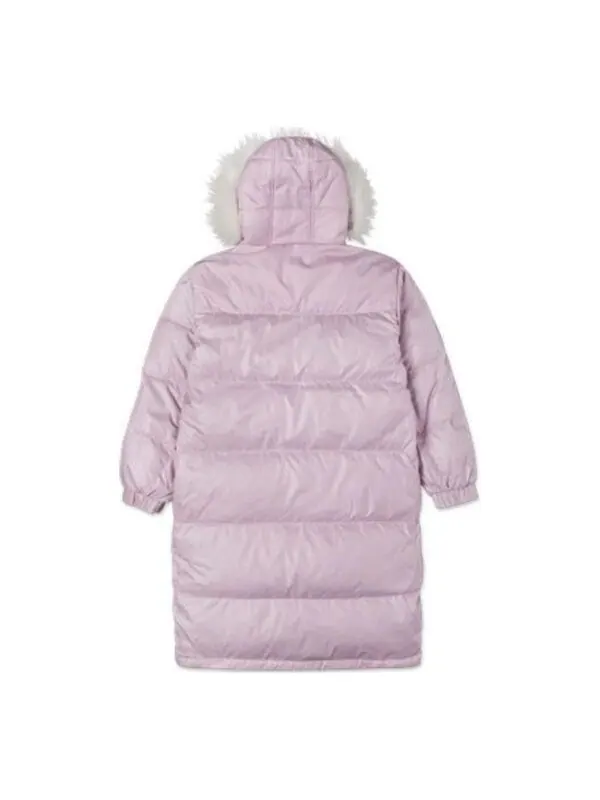 Куртка long down jacket 'pink' Converse — изображение 2 из 2, розовый
