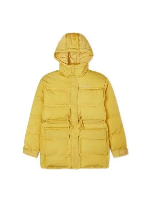 Куртка cargo hooded down jacket 'yellow' Converse — изображение 1 из 3, желтый