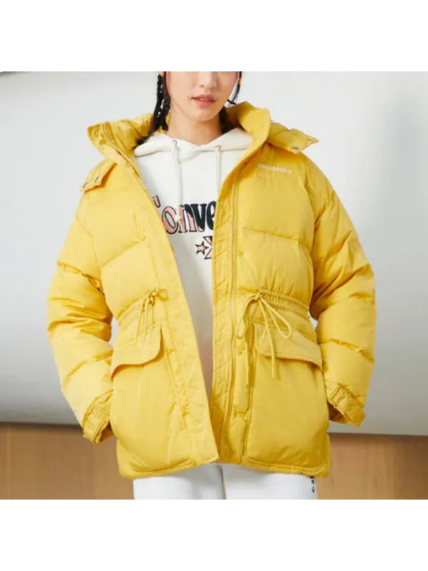 Куртка cargo hooded down jacket 'yellow' Converse — изображение 3 из 3, желтый