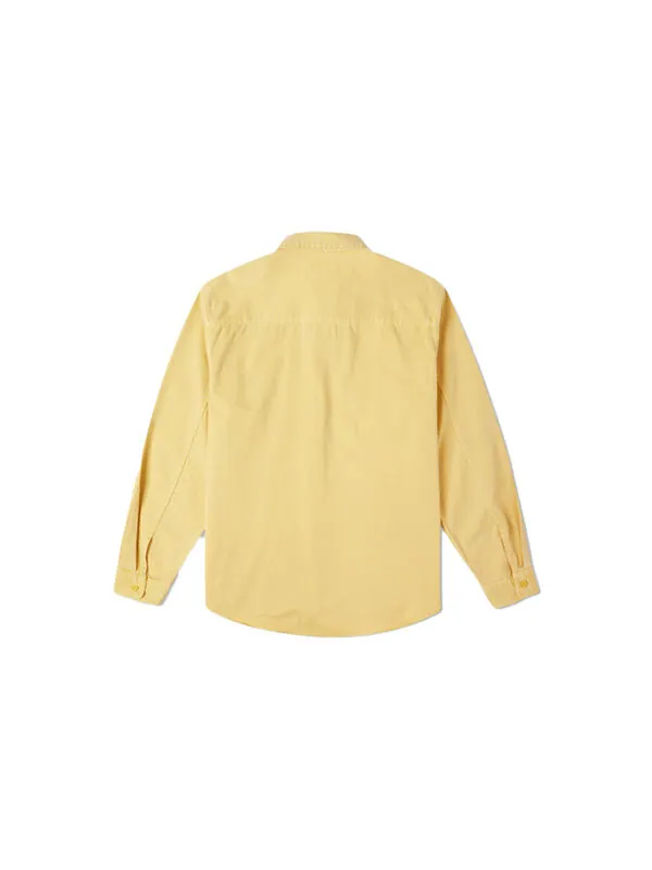 Куртка Men's Converse Casual Woven Button Cardigan Retro Long Sleeves Jacket Gold — изображение 2 из 4, золото