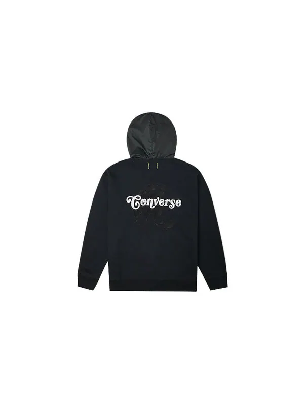Толстовка Men's Converse Renew Retro Dark Black — изображение 2 из 2, черный