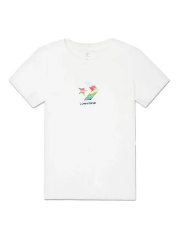Футболка sun fill star chevron classic t-shirt 'white' Converse — изображение 1 из 3, белый