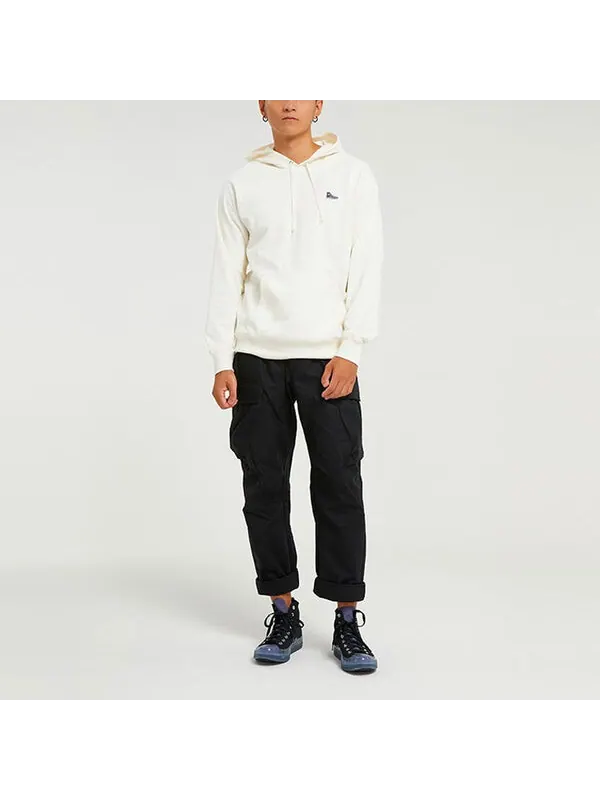 Толстовка Converse Alphabet Printing Sports Couple Style Cream Yellow — изображение 3 из 4, кремово-желтый