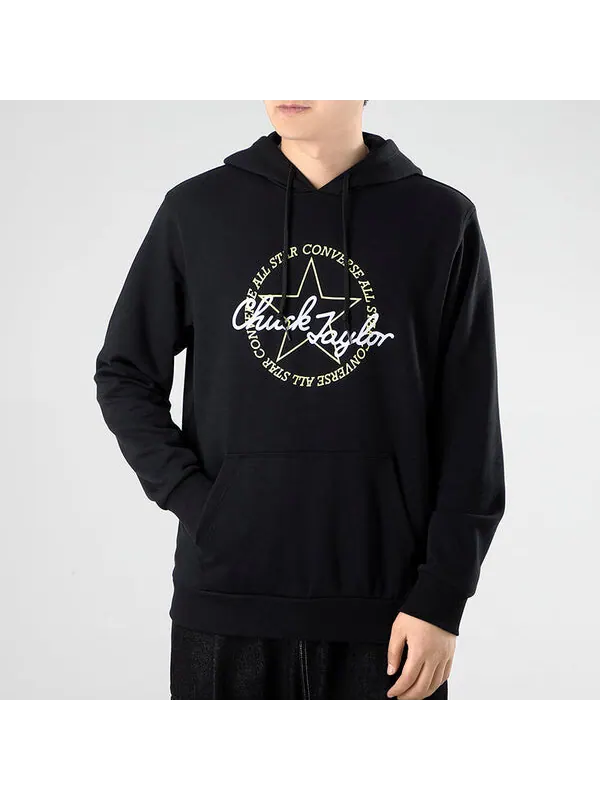 Толстовка deconstructed chuck patch pullover hoodie 'black' Converse — изображение 3 из 4, черный
