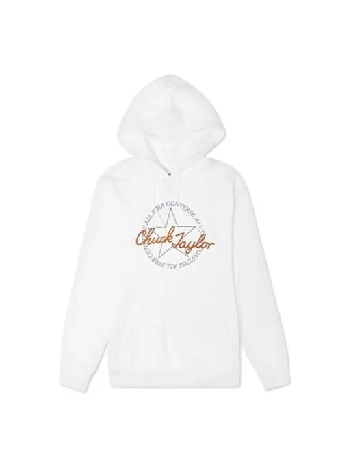 Толстовка deconstructed chuck patch pullover hoodie 'white' Converse — изображение 1 из 4, белый