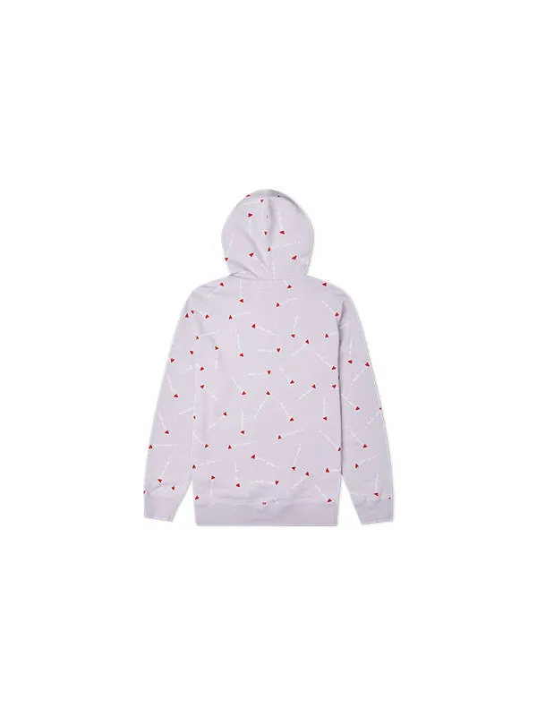 Толстовка v day hoodie 'purple' Converse — изображение 2 из 4, фиолетовый