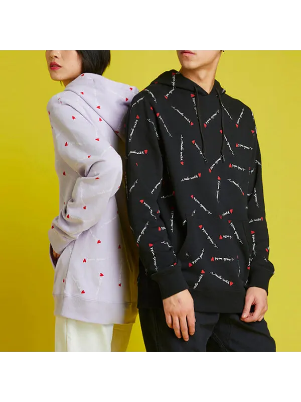 Толстовка v day hoodie 'purple' Converse — изображение 4 из 4, фиолетовый