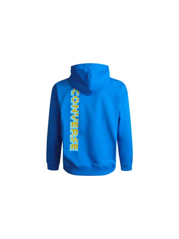 Толстовка video game graphic hoodie 'blue' Converse — изображение 2 из 3, синий