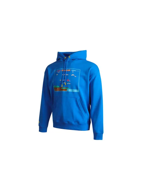 Толстовка video game graphic hoodie 'blue' Converse — изображение 3 из 3, синий