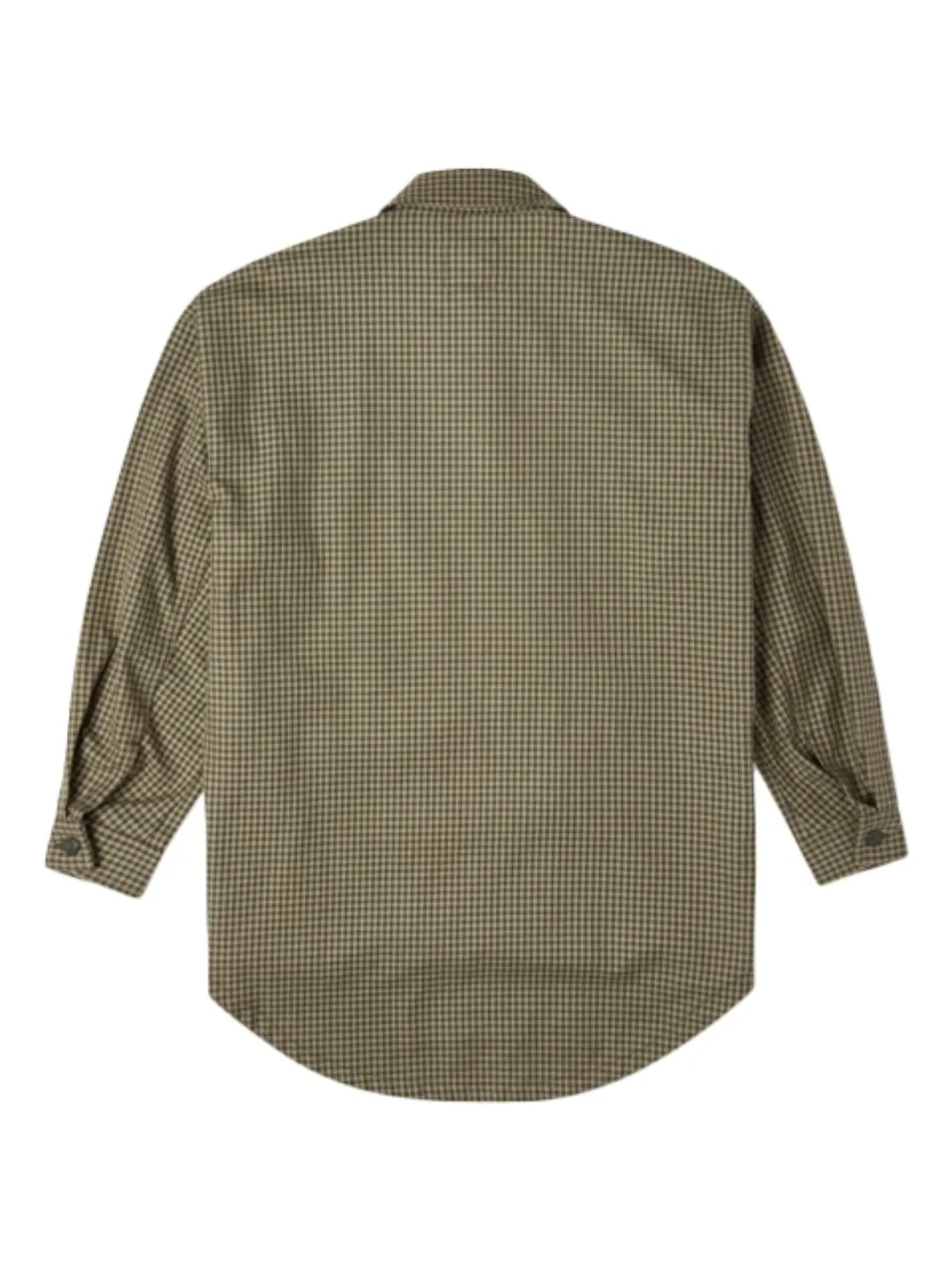 Рубашка (WMNS) Converse Pocket Oversized Woven Shirt 'Olive Green' — изображение 2 из 3, оливковый зеленый
