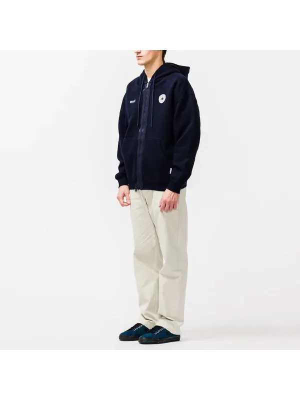 Куртка x thisisneverthat utility fleece jacket 'navy' Converse — изображение 4 из 4, темно-синий
