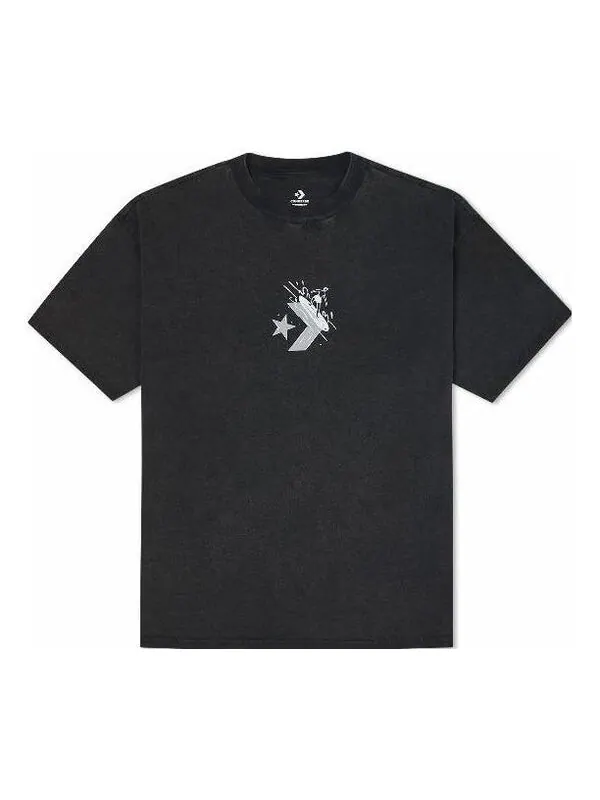 Футболка summer activity surf graphic tee 'black' Converse — изображение 1 из 1, черный