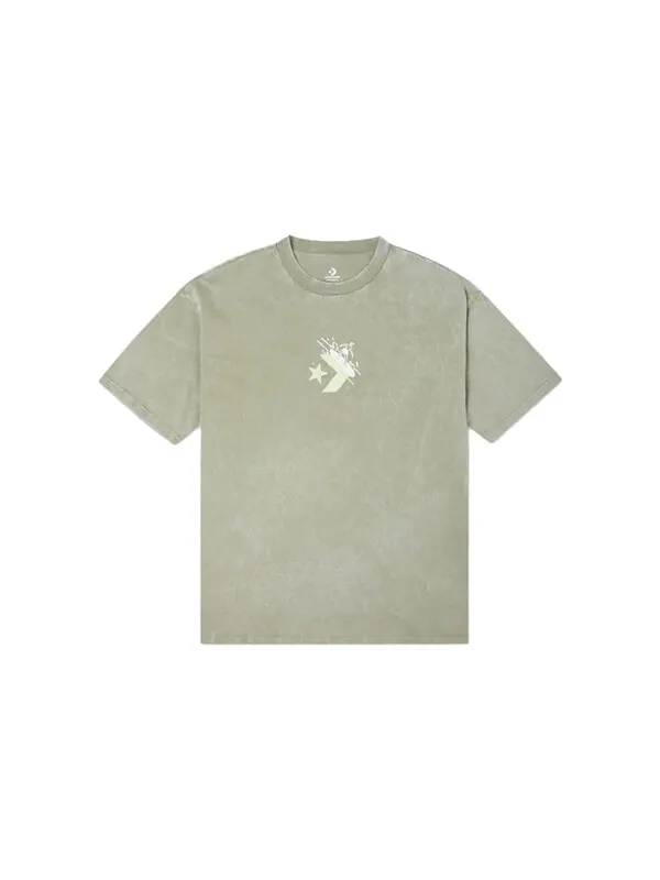 Футболка summer activity surf graphic t-shirt 'green' Converse — изображение 2 из 2, зеленый
