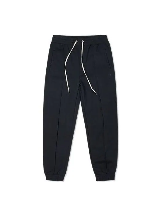 Спортивные штаны (WMNS) Converse Solid Color Lacing Bundle Feet Sports Pants/Trousers/Joggers Dark — изображение 1 из 4