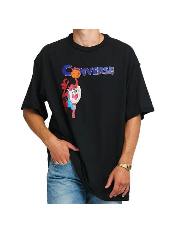 Футболка x space jam: a new legacy court ready tee 'black' Converse — изображение 3 из 3, черный