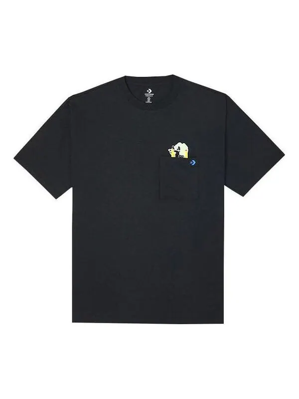 Футболка park gym graphic t-shirt 'black' Converse — изображение 1 из 1, черный