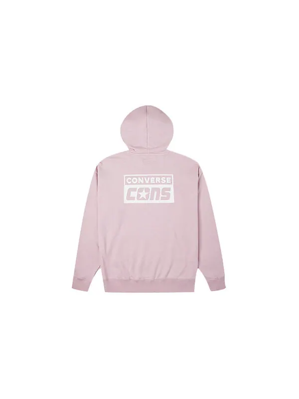 Толстовка cons pullover hoodie 'pink' Converse — изображение 2 из 2, розовый