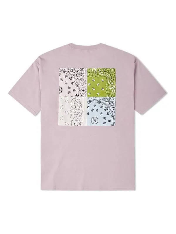 Футболка paisley pattern t-shirt 'pink' Converse — изображение 1 из 2, розовый