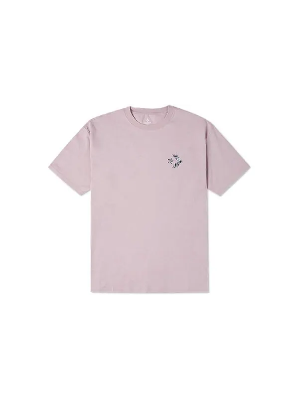 Футболка paisley pattern t-shirt 'pink' Converse — изображение 2 из 2, розовый