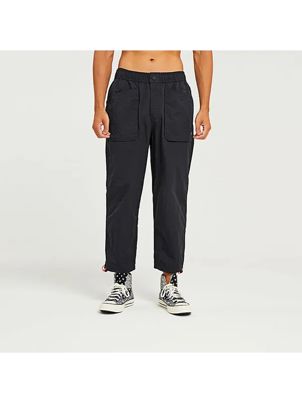Брюки nylon pocket pants 'black' Converse — изображение 3 из 4, черный