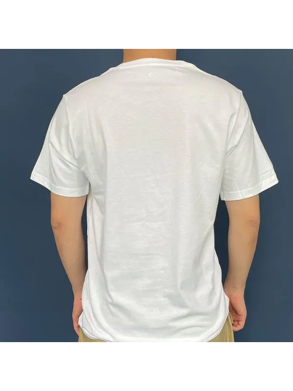 Футболка throwback t-shirt 'white' Converse — изображение 4 из 4, белый