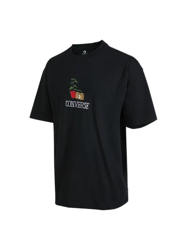 Футболка road trip t-shirt 'black' Converse — изображение 1 из 2, черный