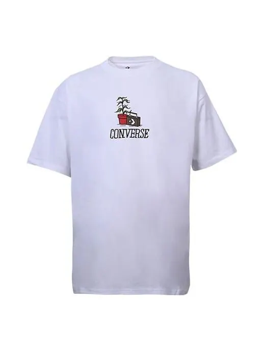 Футболка road trip t-shirt 'white' Converse — изображение 1 из 2, белый