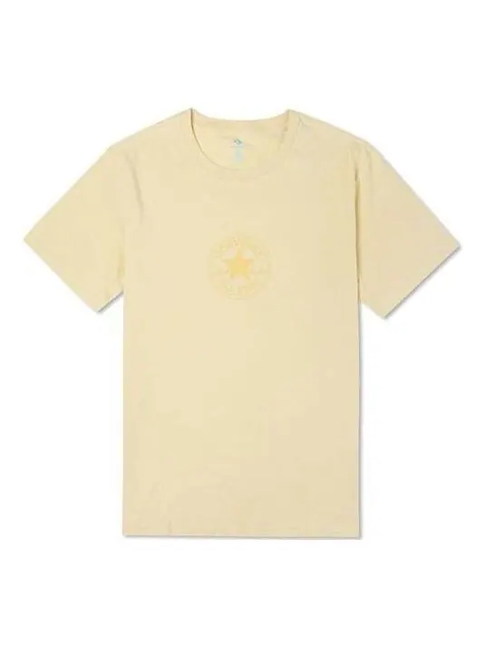 Футболка tonal all star patch graphic t-shirt 'yellow' Converse — изображение 1 из 1, желтый
