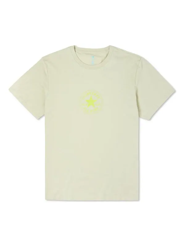 Футболка tonal all star patch graphic t-shirt 'light green' Converse — изображение 1 из 2, светлый зеленый