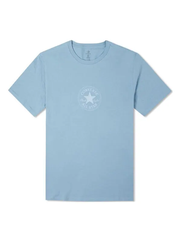 Футболка tonal all star patch graphic t-shirt 'worn blue' Converse — изображение 1 из 2, синий