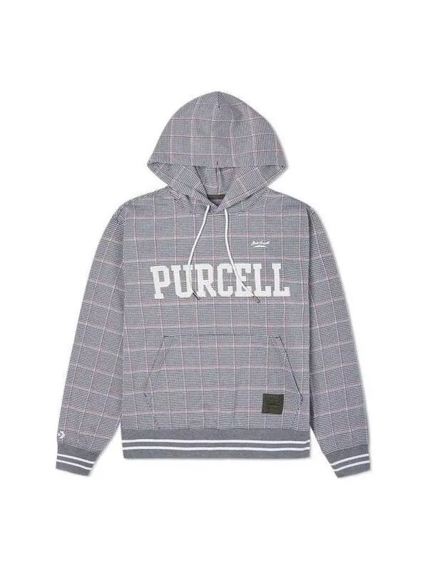 Толстовка Converse x Todd Snyder Crossover Series Plaid Po Sports Pullover Couple Style Gray — изображение 1 из 4, серый