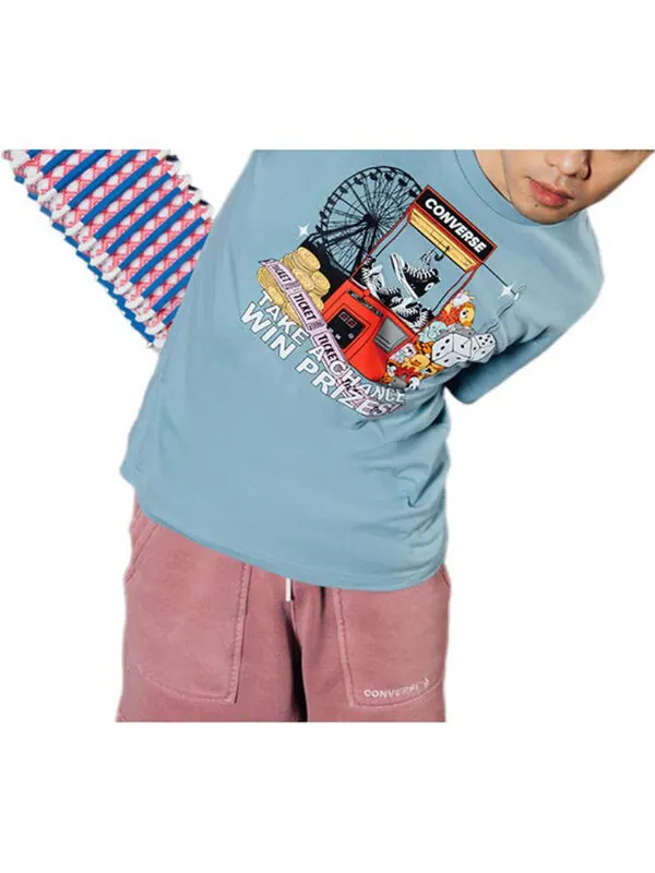 Футболка claw machine graphic tee 'blue' Converse — изображение 4 из 4, синий