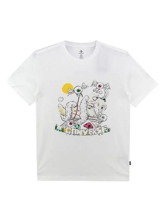 Футболка monster chuck tee 'white' Converse — изображение 1 из 2, белый