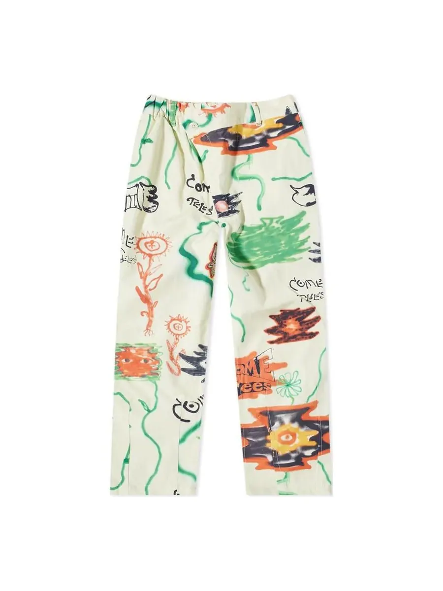 Спортивные брюки Converse x Come Tees Triangle Front Chino 'Come Tees Floral'