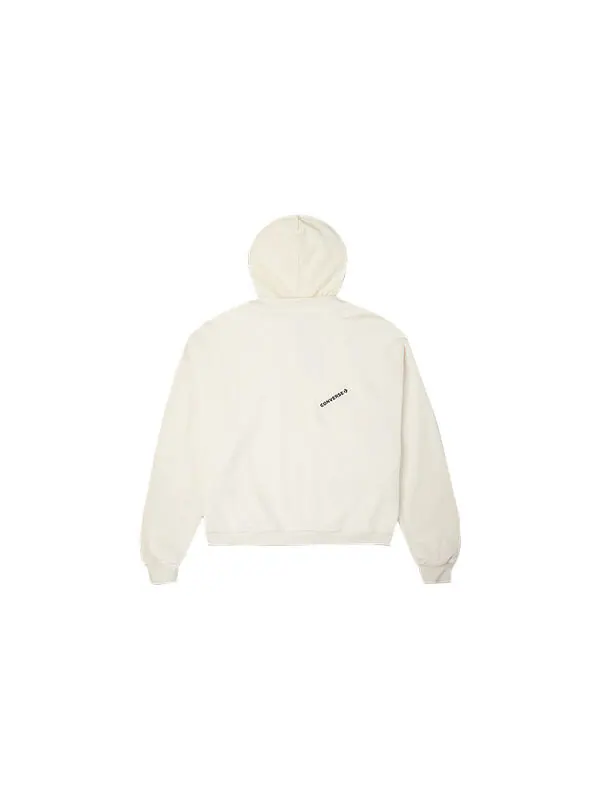 Толстовка star hoodie 'milk white' Converse — изображение 2 из 3, белый