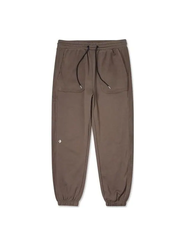 Брюки relaxed sweatpants 'wood brown' Converse — изображение 1 из 1, коричневый