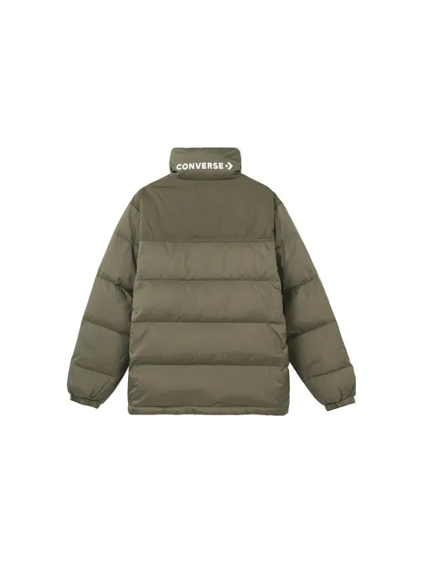 Куртка star chevron down jacket 'olive green' Converse — изображение 2 из 4, оливковый зеленый
