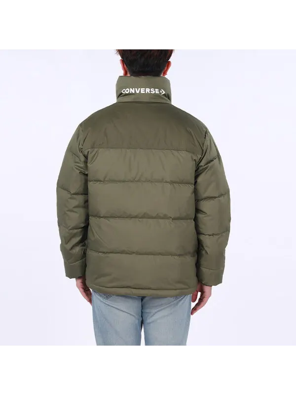 Куртка star chevron down jacket 'olive green' Converse — изображение 4 из 4, оливковый зеленый