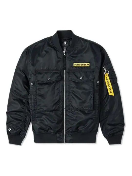 Куртка military pack ma-1 bomber jacket 'black' Converse — изображение 1 из 2, черный
