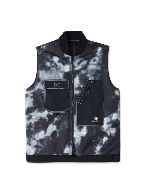 Жилет reversible padded utility vest 'black' Converse