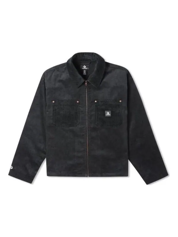Куртка lightweight shop jacket 'black' Converse — изображение 1 из 4, черный