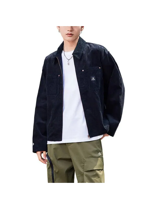 Куртка lightweight shop jacket 'black' Converse — изображение 4 из 4, черный