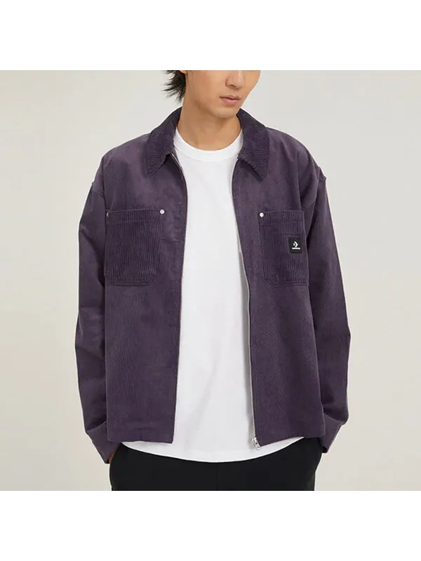 Куртка lightweight shop jacket 'purple' Converse — изображение 3 из 4, фиолетовый