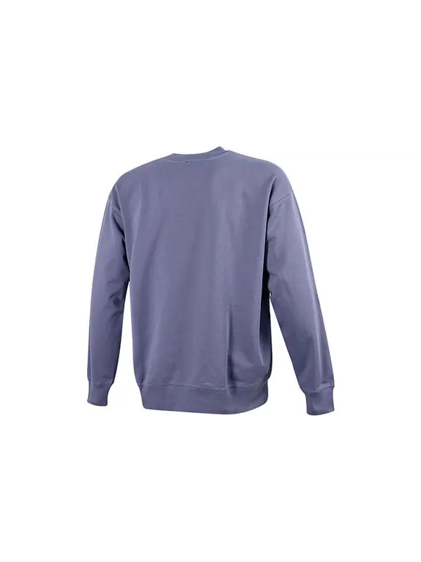 Свитер embroidered workmark fleece crew 'purple' Converse — изображение 2 из 2, фиолетовый