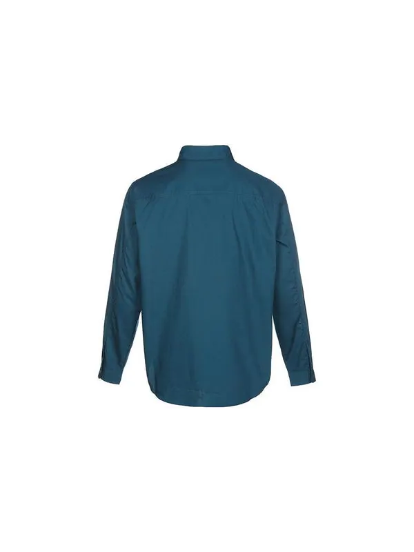 Рубашка woven long sleeve button down shirt 'green' Converse — изображение 2 из 2, зеленый