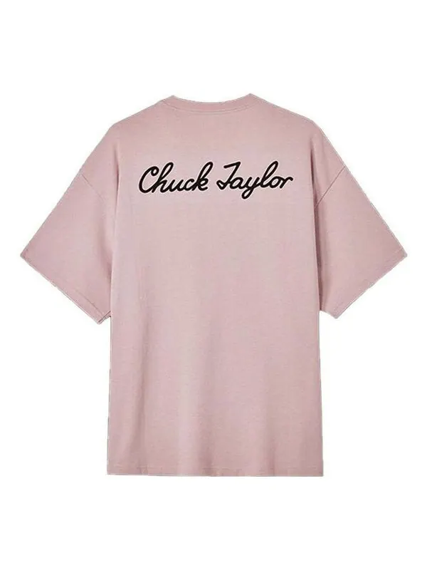 Футболка chuck taylor sneaker patch crew neck t-shirt 'pink' Converse — изображение 1 из 2, розовый