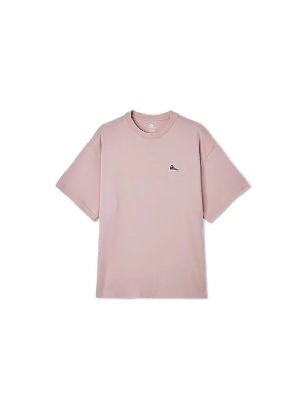 Футболка chuck taylor sneaker patch crew neck t-shirt 'pink' Converse — изображение 2 из 2, розовый